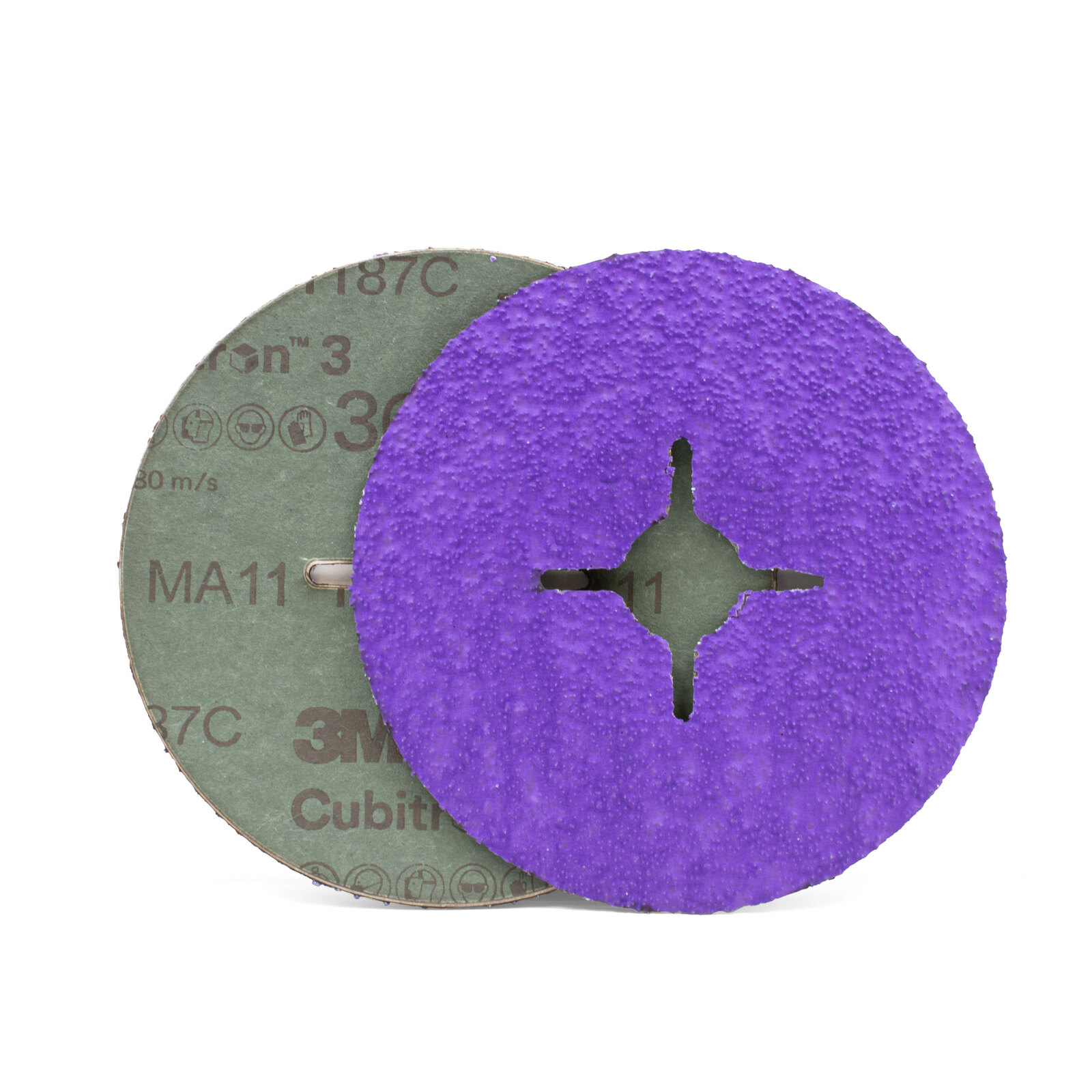 3M  Cubitron III Fibre Discs 1182C 125mm x 22mm x 36 Grit (60440613259) — image 2