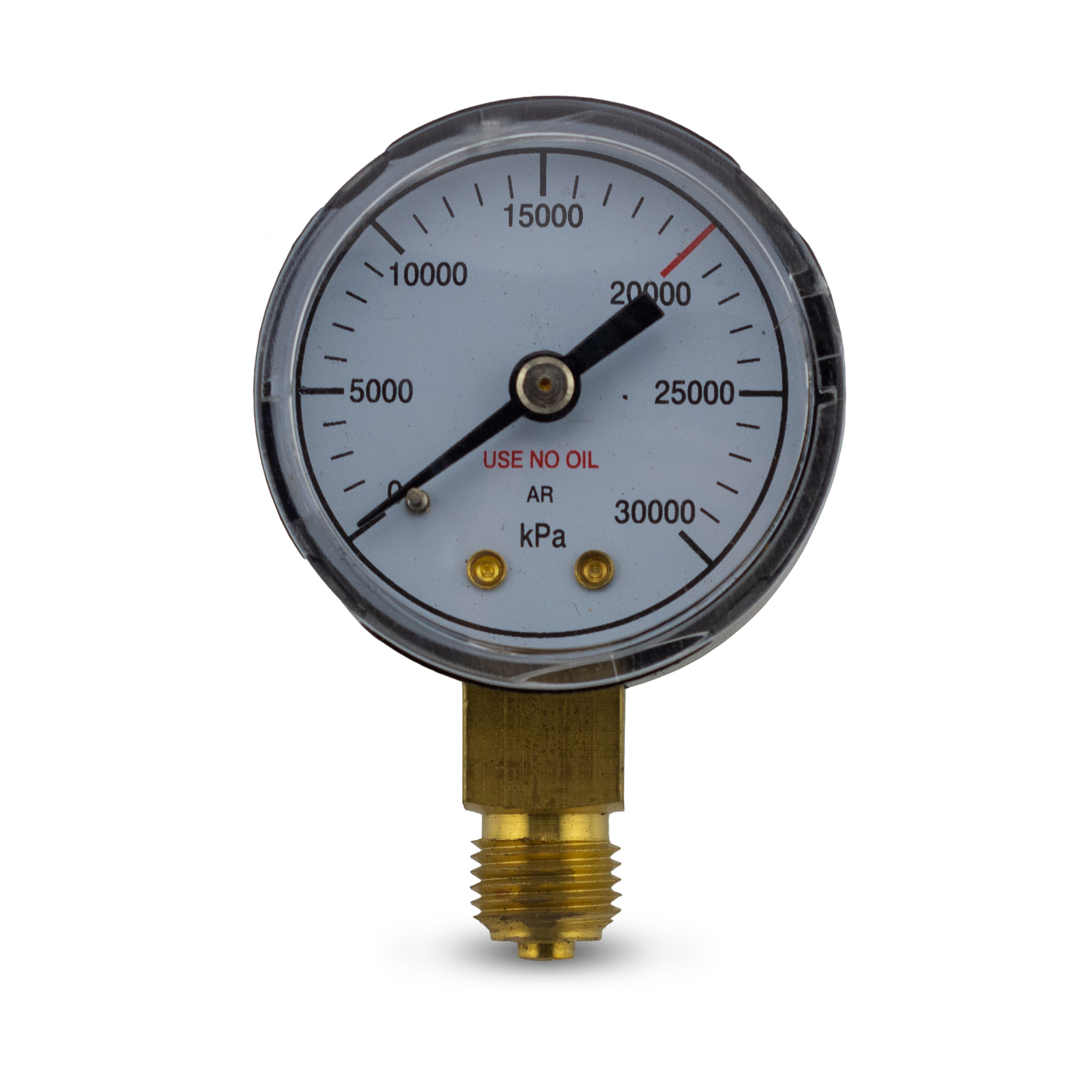 Bossweld High Pressure Gauge 30000kPa for Argon Regulator | 4RGARHP