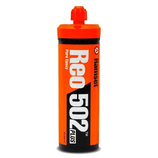 Ramset ChemSet Reo 502 PLUS 600ml Pure Epoxy Chemical Anchor – Reo Bar & Structural Concrete Fixing