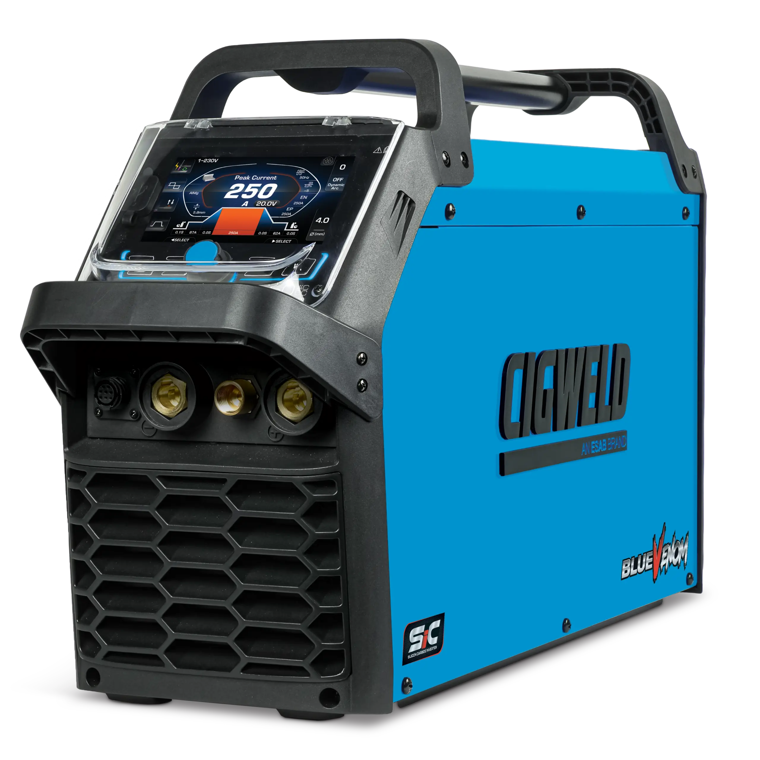 CIGWELD BlueVenom XF250 SiC 250A AC/DC TIG Welder | HF Pulse Aluminium Stainless | PFC | 240V 15A | W1300250 — image 1