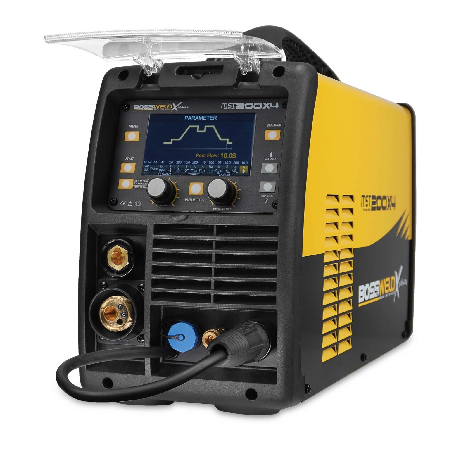 Bossweld X4 MST 200 AC/DC 4-in-1 Multi Process Inverter Welder 240V | MIG TIG MMA | 699104