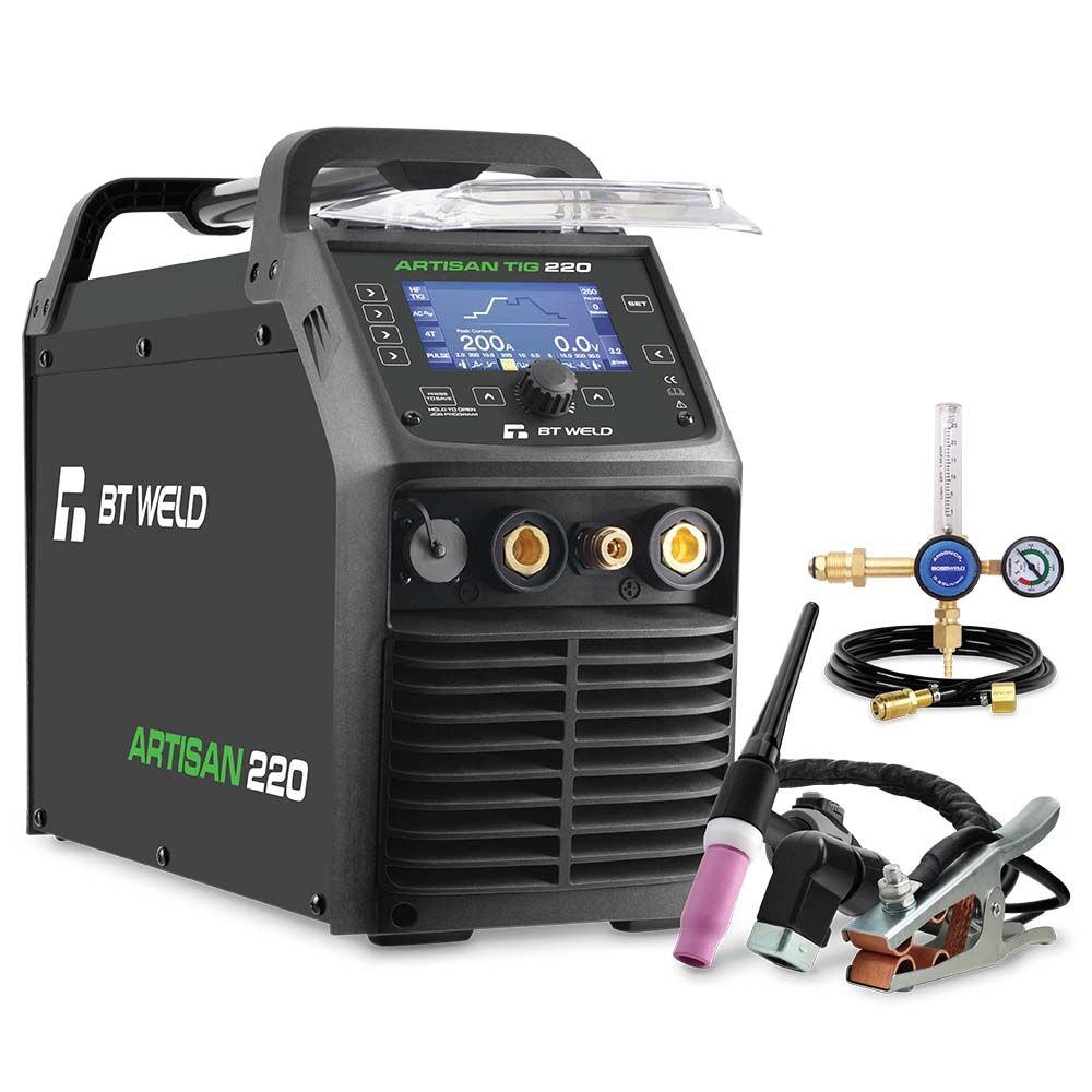 BT Weld ARTISAN 220 AC/DC TIG/MMA Inverter Welder 240V | 220A | Aluminium | 652220