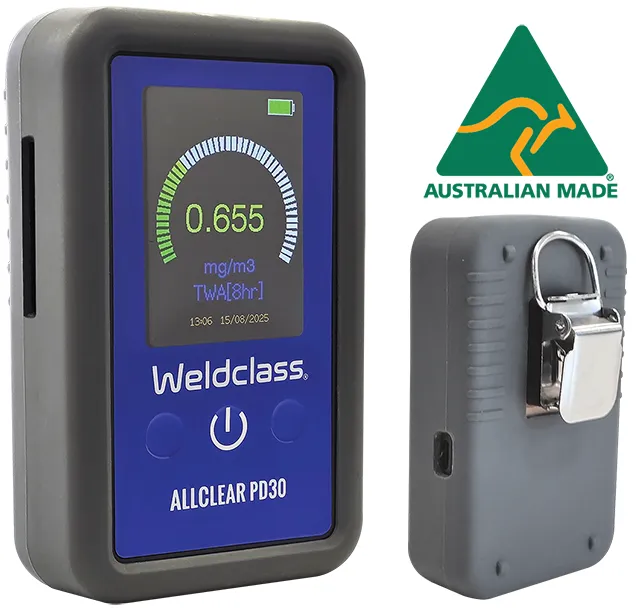 Weldclass Fume Monitor/Detector Personal ALLCLEAR PD30