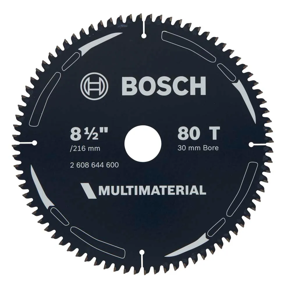 Bosch 216mm 8.5" TCT Circular Saw Blade Aluminium Plastic MDF
