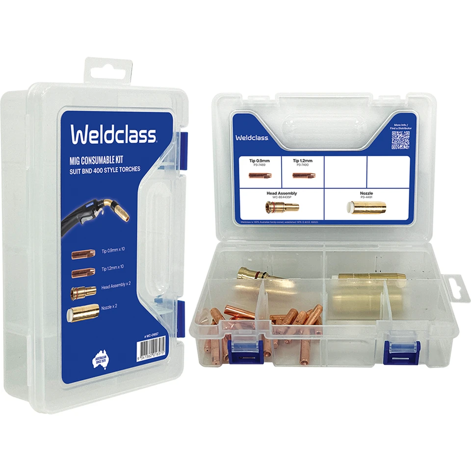 Weldclass Suits Bernard 400 MIG Parts Consumable Kit WC-01657