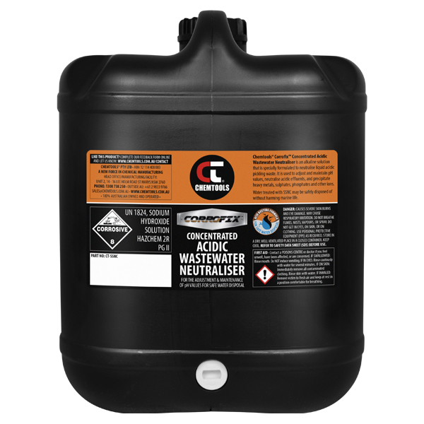 Corrofix™ Concentrated Acidic Wastewater Neutraliser 5L, 20L
