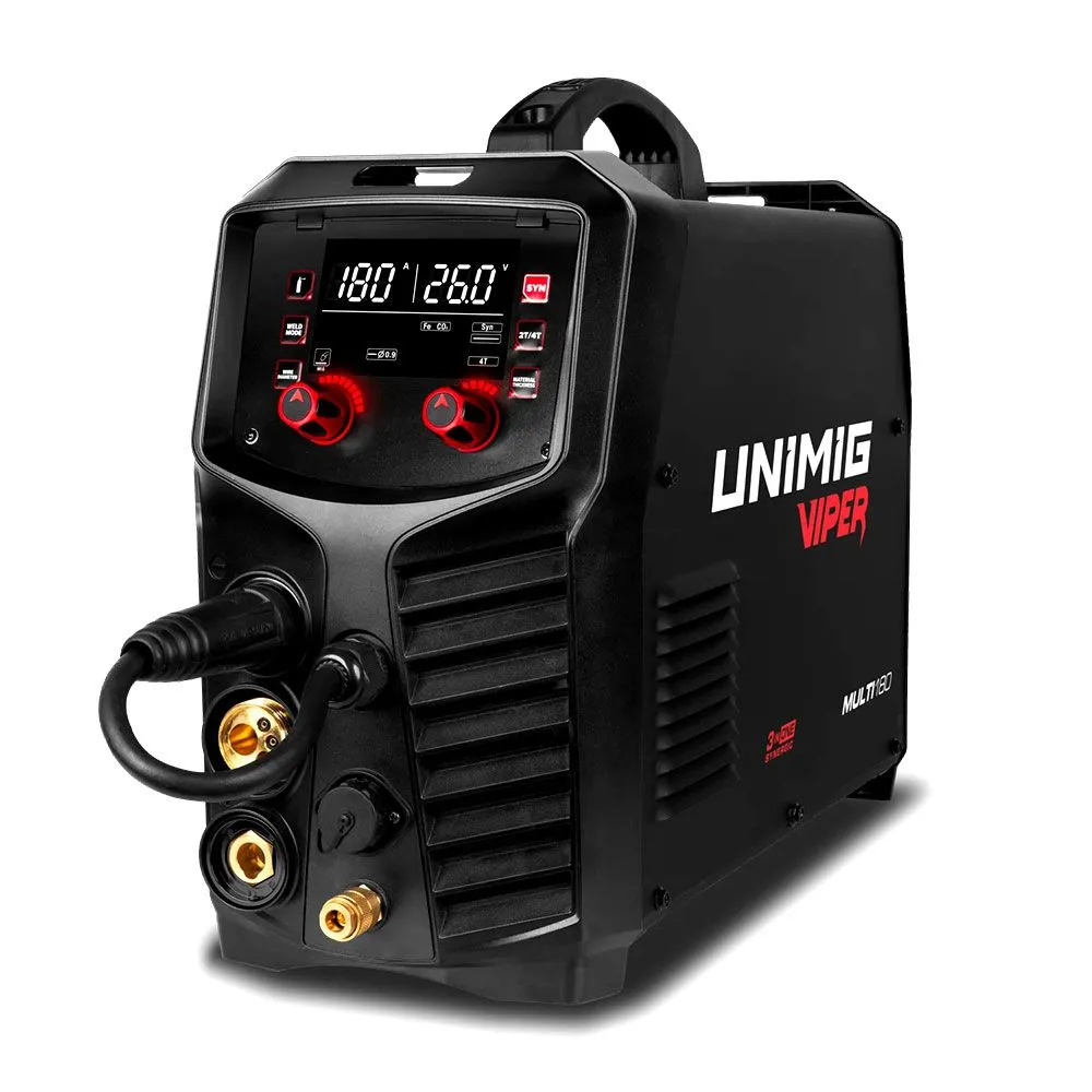 UNIMIG U11638 Viper Multi 180 MIG/TIG/MMA Welder