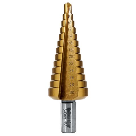 HOLEMAKER STEP DRILL STRAIGHT FLUTE 6-30MM