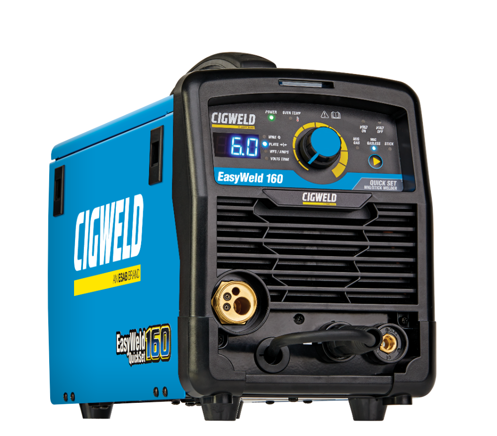 Cigweld EASYWELD MIG 160 - Stick, MIG Gas & Gasless w/ Plate — image 6