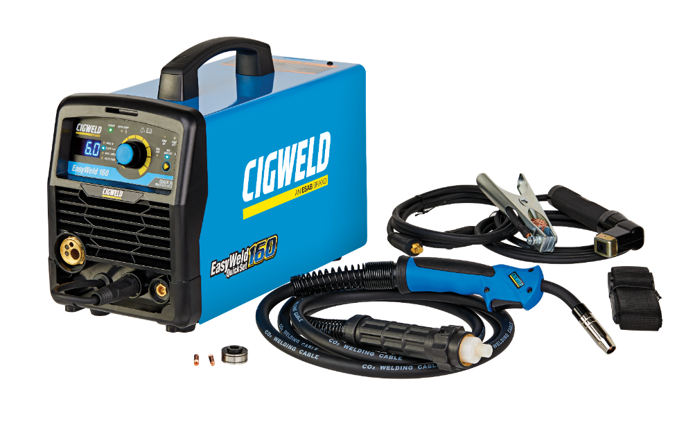 Cigweld EASYWELD MIG 160 - Stick, MIG Gas & Gasless w/ Plate — image 8