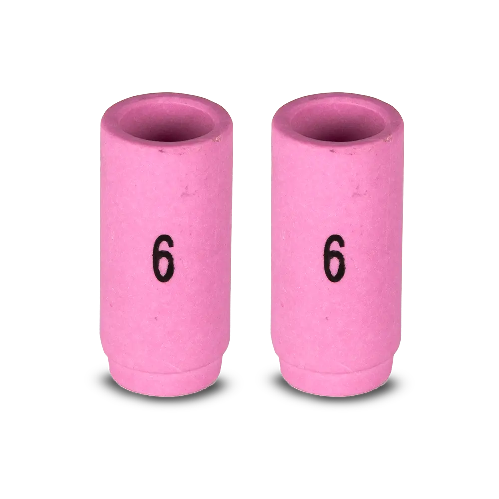 UNIMIG Ceramic Tig Cup Suits 9/20 Size 6 2-Pack P13N10