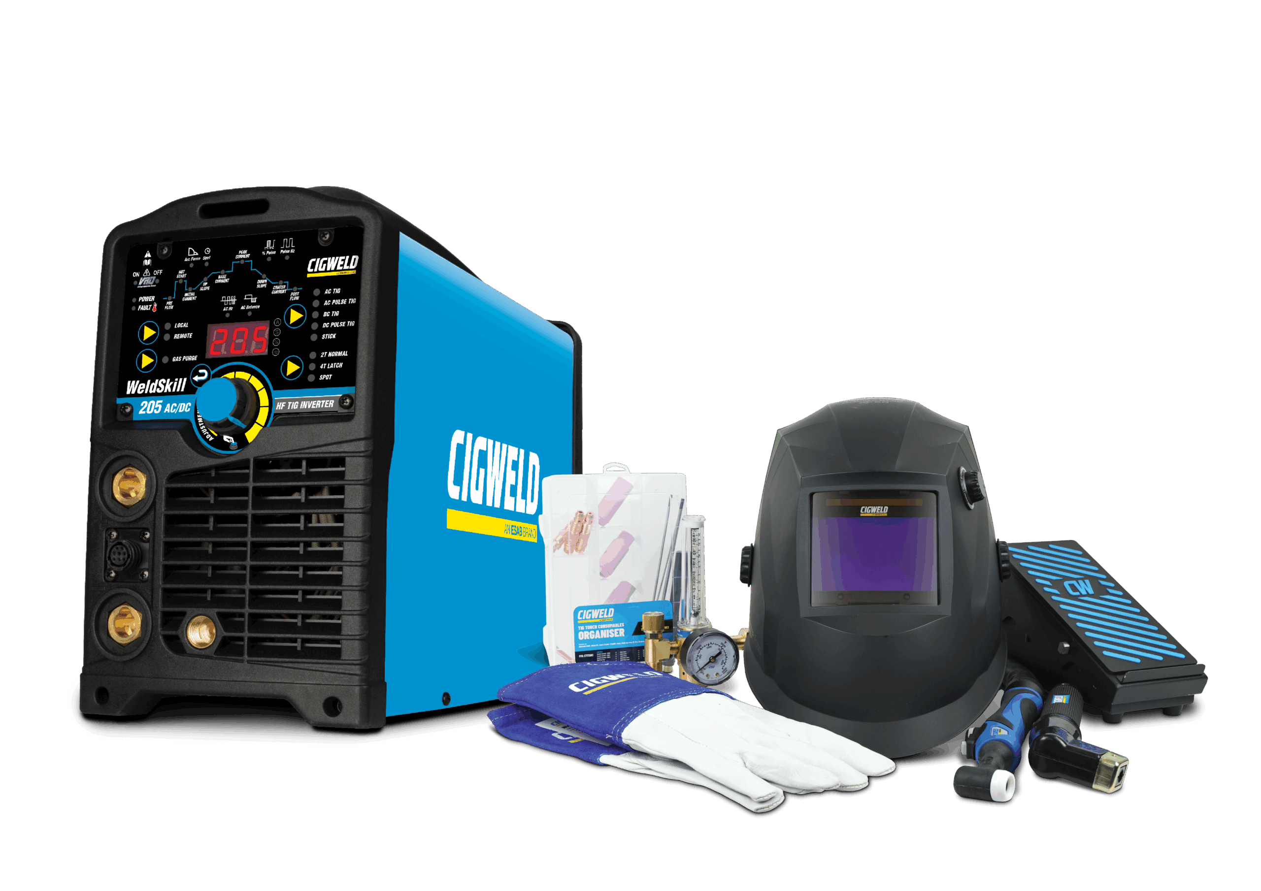 Cigweld WeldSkill 205 AC/DC Power Pack 800205 | Electroweld