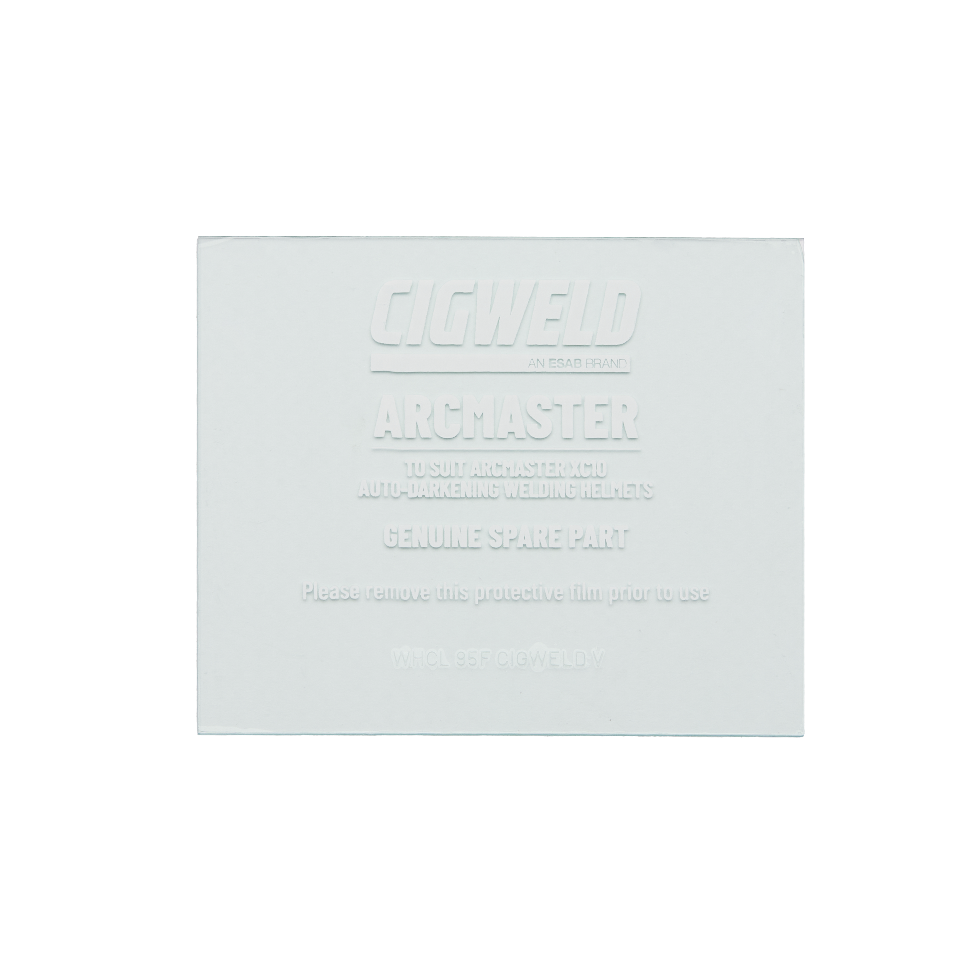 Cigweld Arcmaster XC10 Front/Grinding Lens 5pc/pk WHCL95F — image 6