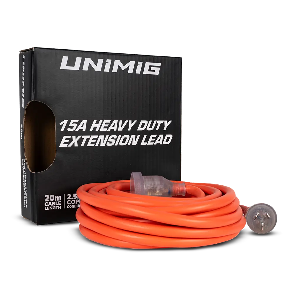 UNIMIG 15A 20m Extension Lead Heavy Duty 2.5mm U51008