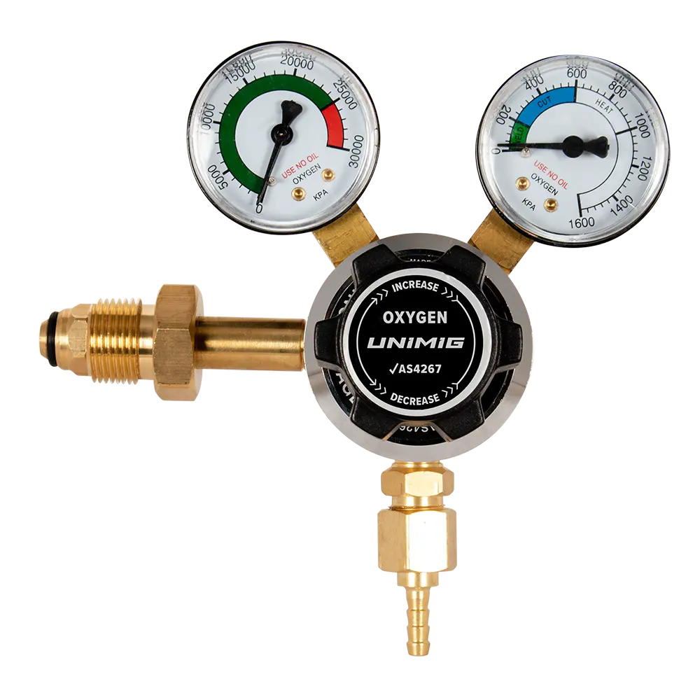 UNIMIG Oxygen Regulator Side Inlet SEOXYREG | Electroweld