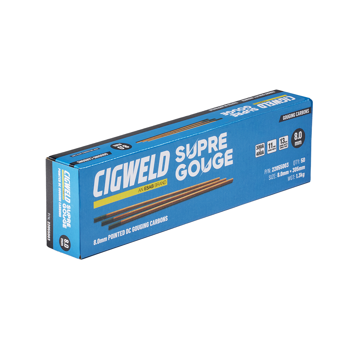 Cigweld Supre Gouge - Gouging Carbon - 13.0mm, 50 Rods — image 5