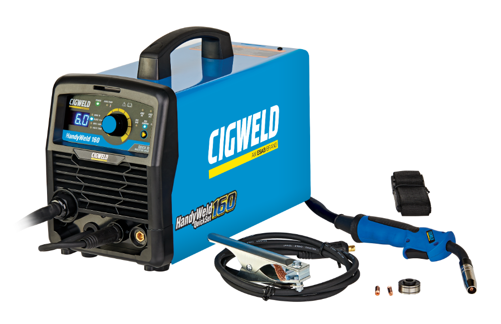 Cigweld HANDYWELD MIG 160 - Stick, MIG Gas & Gasless w/ Plate — image 10