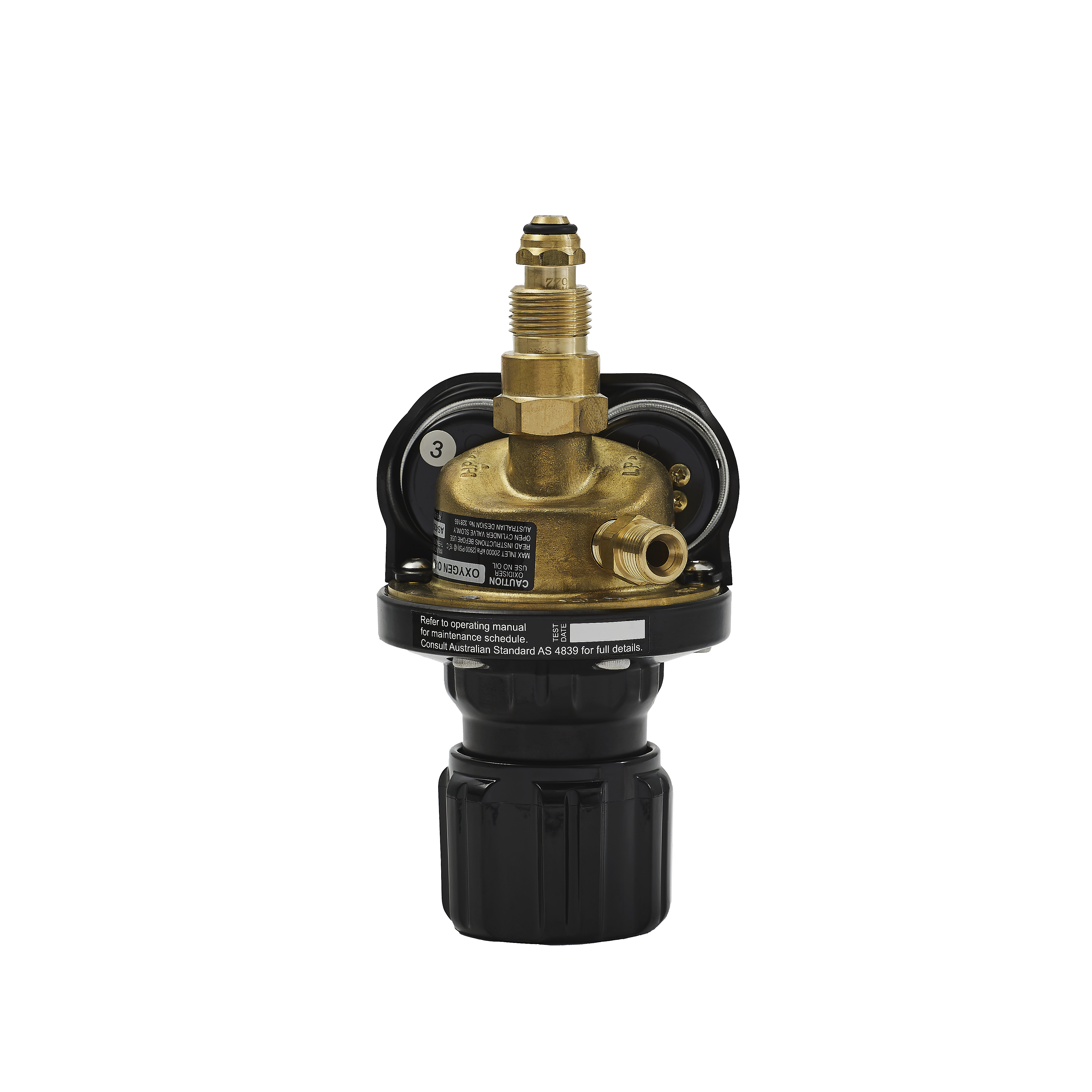 Cigweld COMET EDGE ESS4 Oxygen Regulator Side Inlet With — image 8