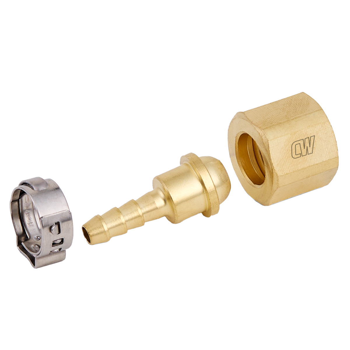 Cigweld BlueJet Hose Connection Kit with Clip RH, (5mm) CW689 — image 4