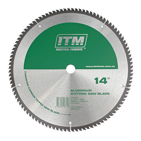 ITM 350MM TCT ALUMINIUM CUTTING BLADE, 100T