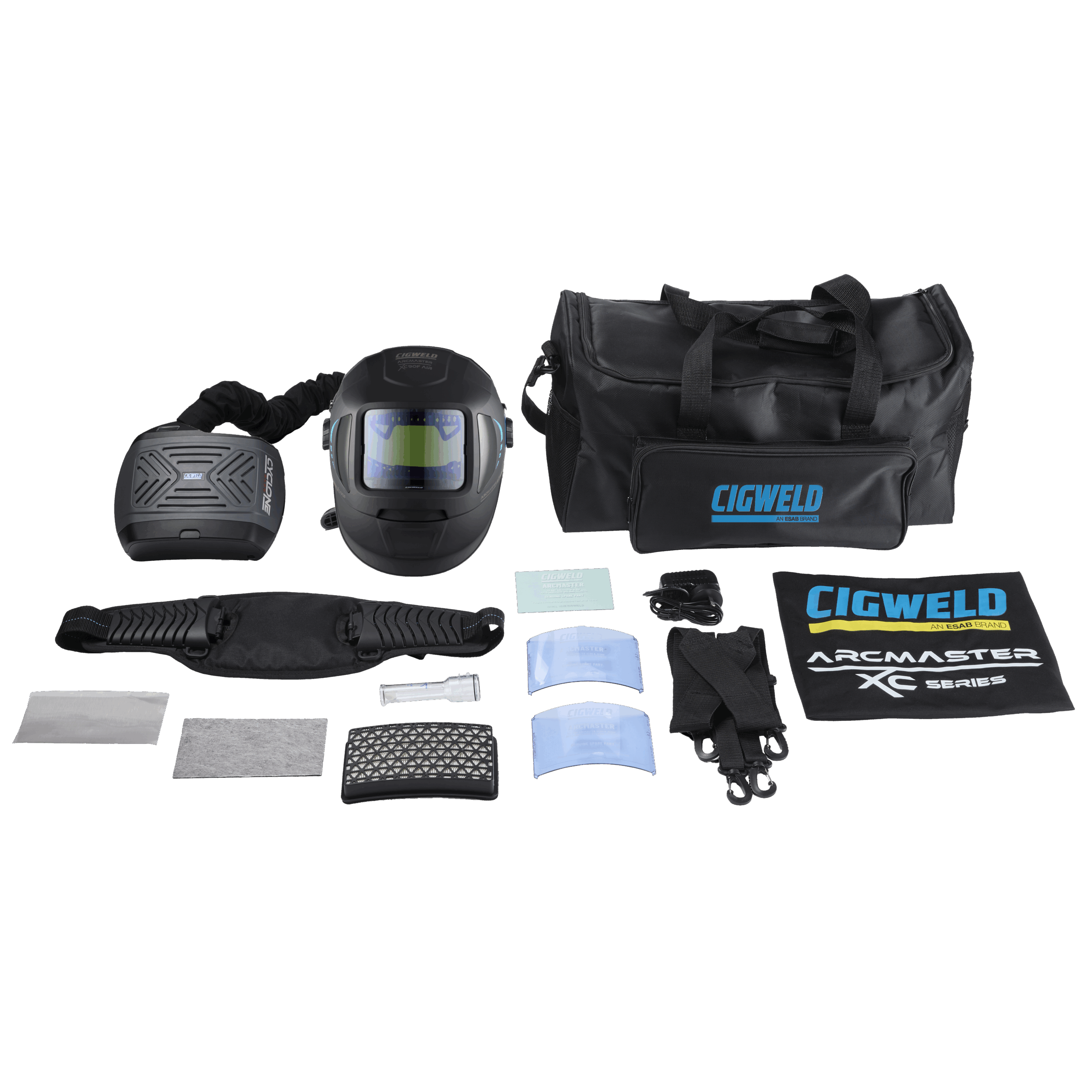 Cigweld Arcmaster XC90F with Cyclone PAPR Trade Kit | Electroweld — image 16