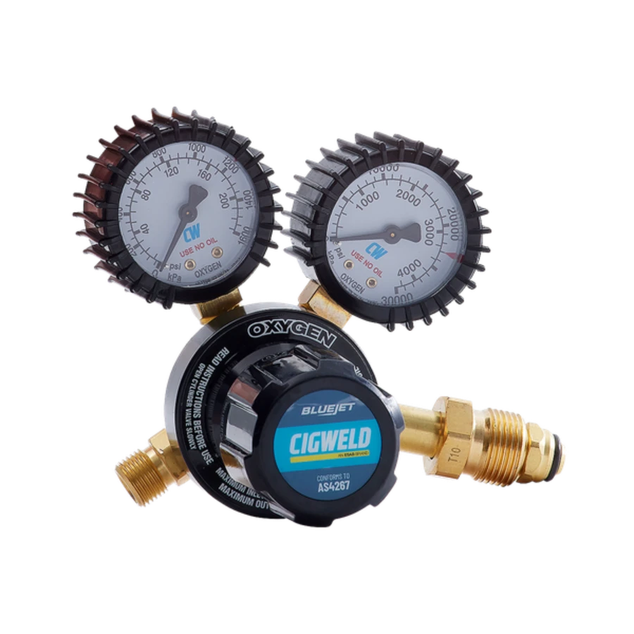 Cigweld BlueJet Oxygen Side Inlet Regulator 1000kPA 201000 — image 4