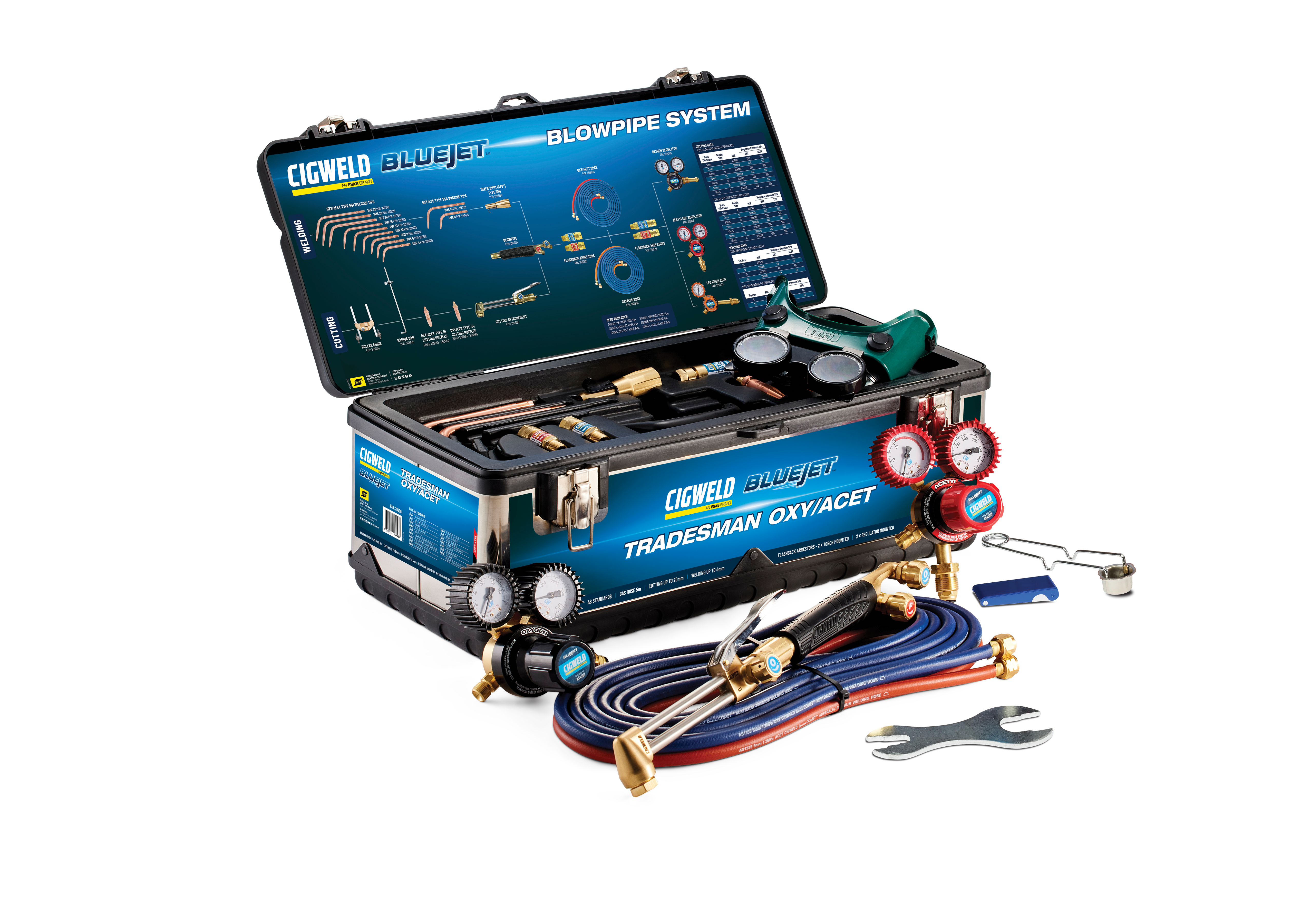 Cigweld BlueJet Tradesman Oxygen/Acetylene 208001 | Electroweld