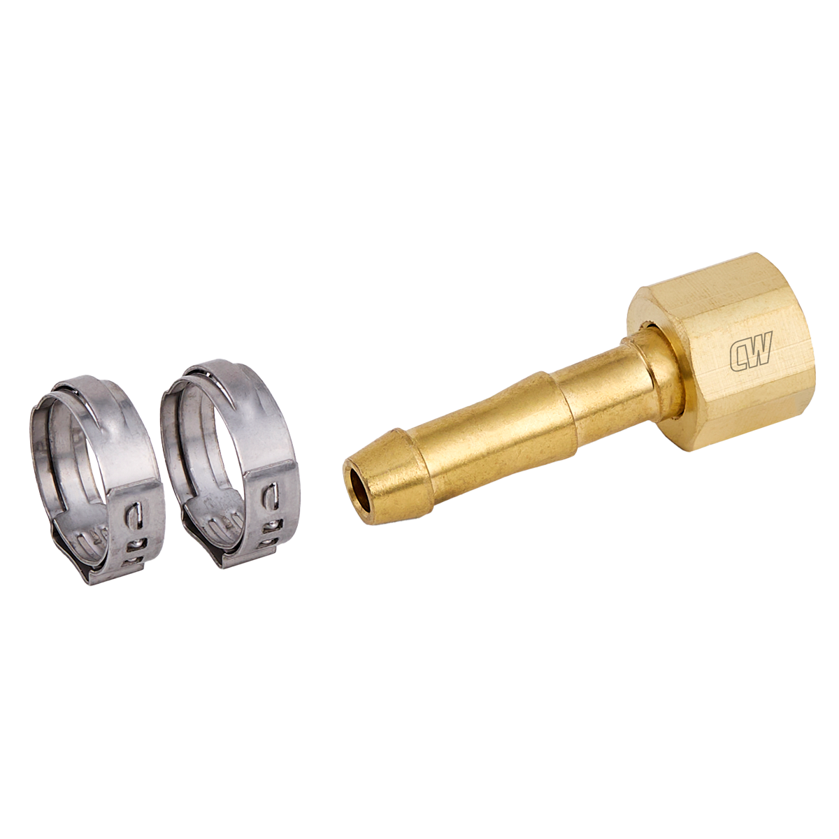 Cigweld BlueJet Hose Connection Kit with Clips RH, (10mm) — image 4