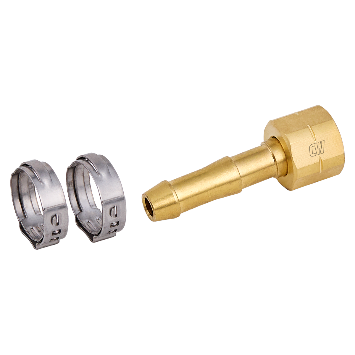 Cigweld BlueJet Hose Connection Kit with Clips LH, (10mm) — image 4
