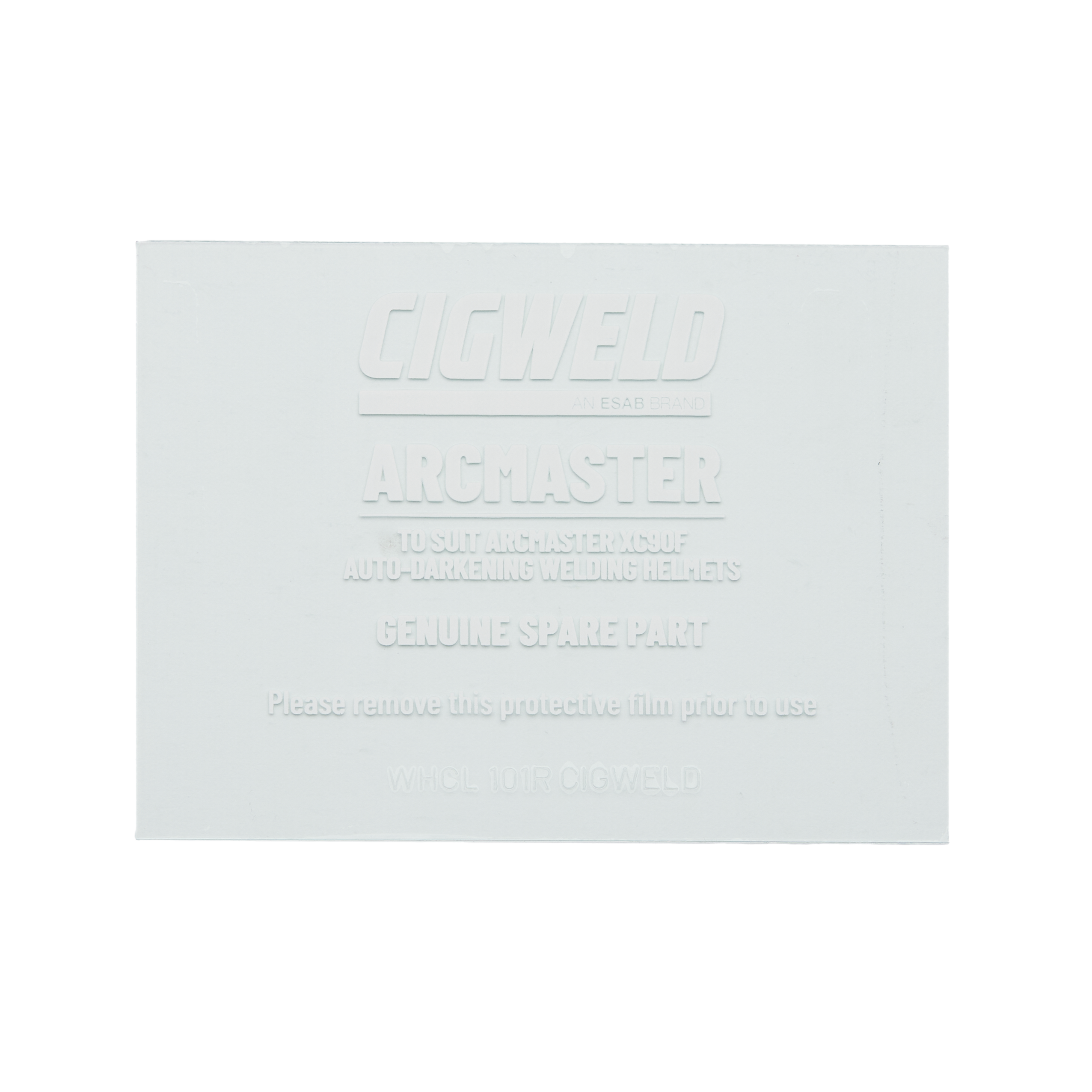 Cigweld Arcmaster XC90F Rear Cover Lens - Clear 5pc/pk — image 6