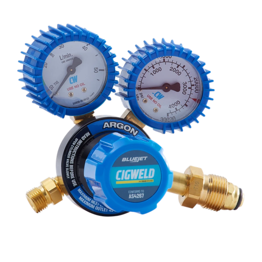 Cigweld BlueJet Argon Side Inlet Regulator 45LPM 201019 — image 4