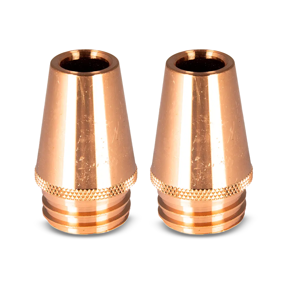 UNIMIG Gas Nozzle Fixed Tweco Style Suit TWC2/4 2-Pack