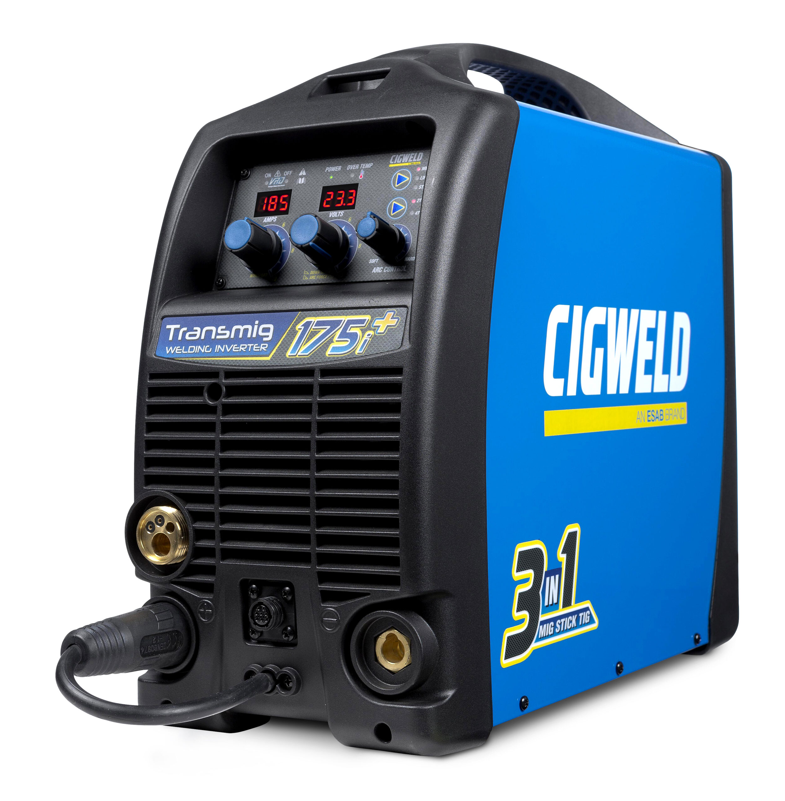 Cigweld TransMIG 175i+ - Multiprocess Welding Inverter - 240V 15A W1005185