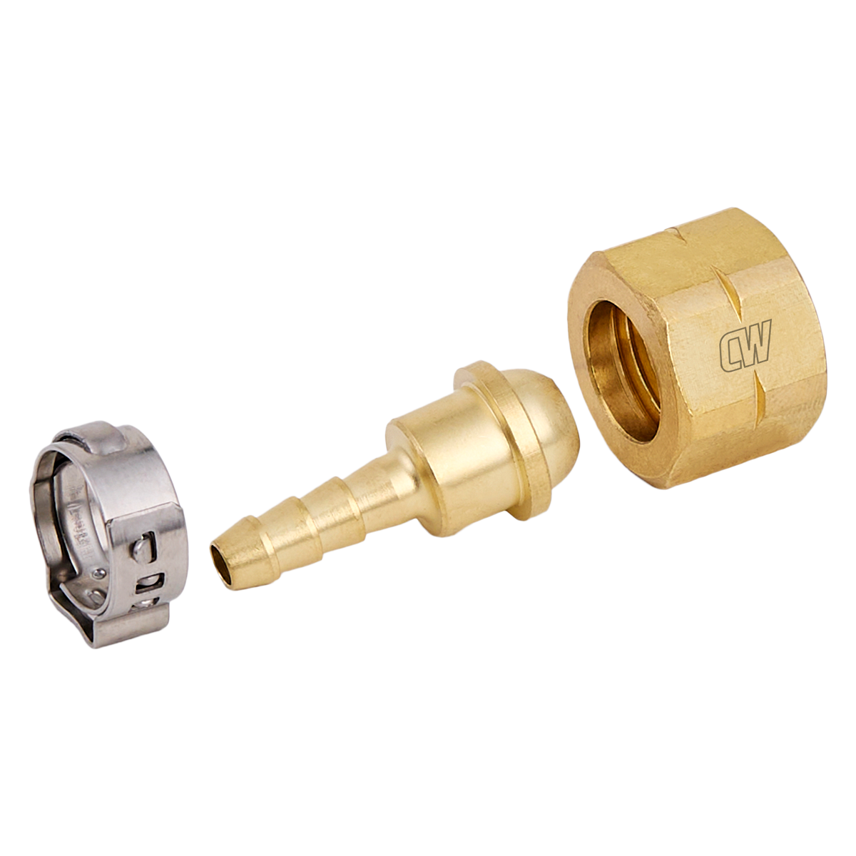 Cigweld BlueJet Hose Connection Kit with Clip LH, (5mm) CW690 — image 4