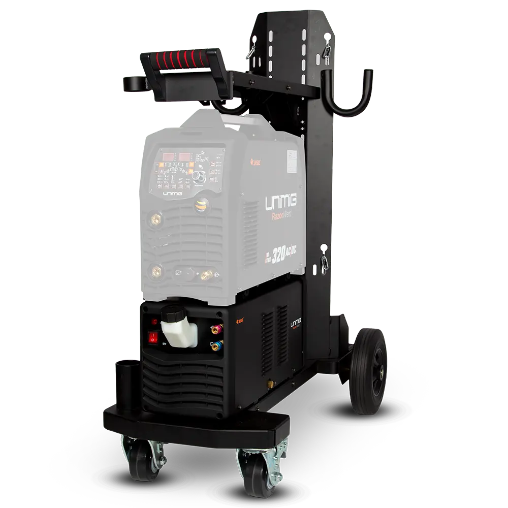 UNIMIG RAZOR 320 AC/DC TIG Welder Water Cooler And Trolley