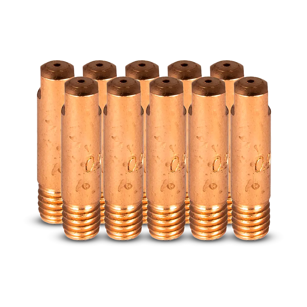 UNIMIG M6 Aluminium Contact Tips Binzel Style 10 Pack - 1.2MM
