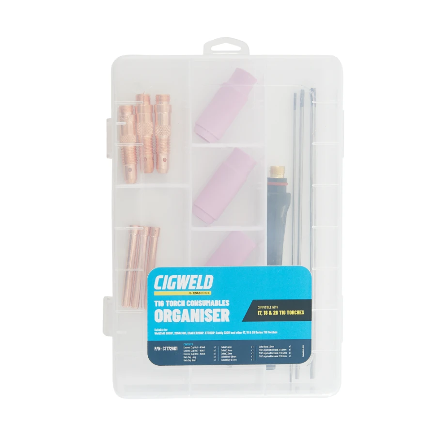 Cigweld TIG Starter Kit 1 17/18/26 1.6mm, 2.4mm, 3.2mm — image 6