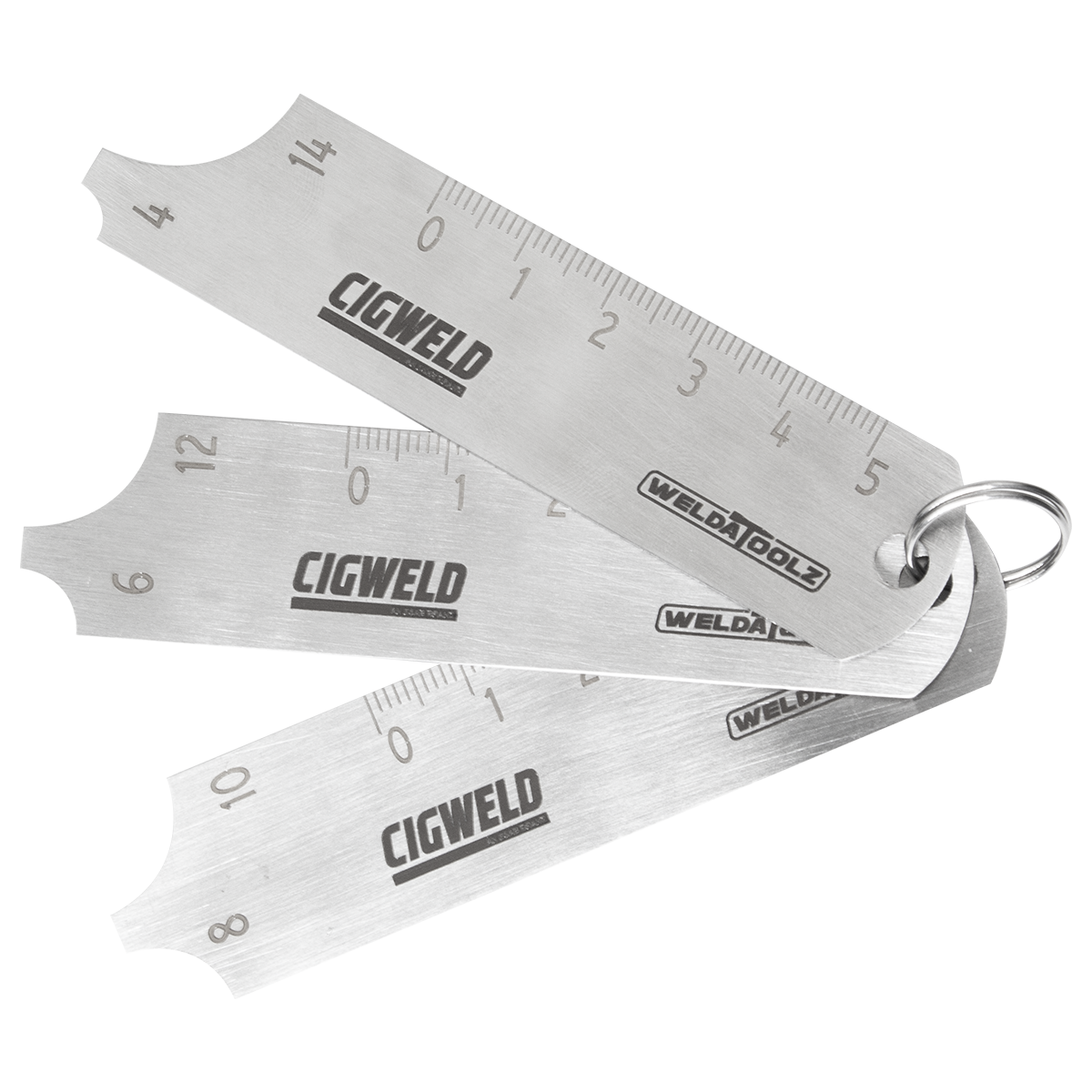 Cigweld 3-PCE Stainless Steel Fillet Welding Gauge CWGAUGE2