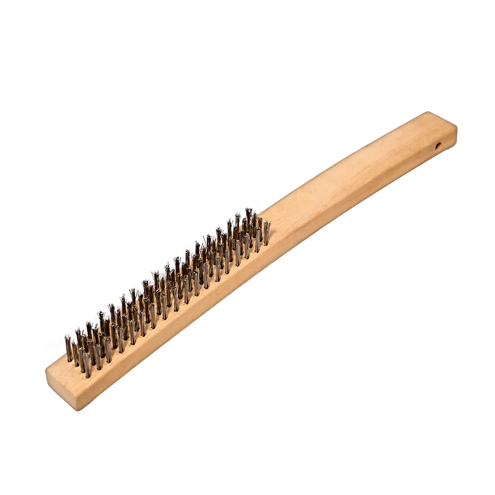 UNIMIG Stainless Steel 4 Row Wire Brush WBSS4R | Electroweld