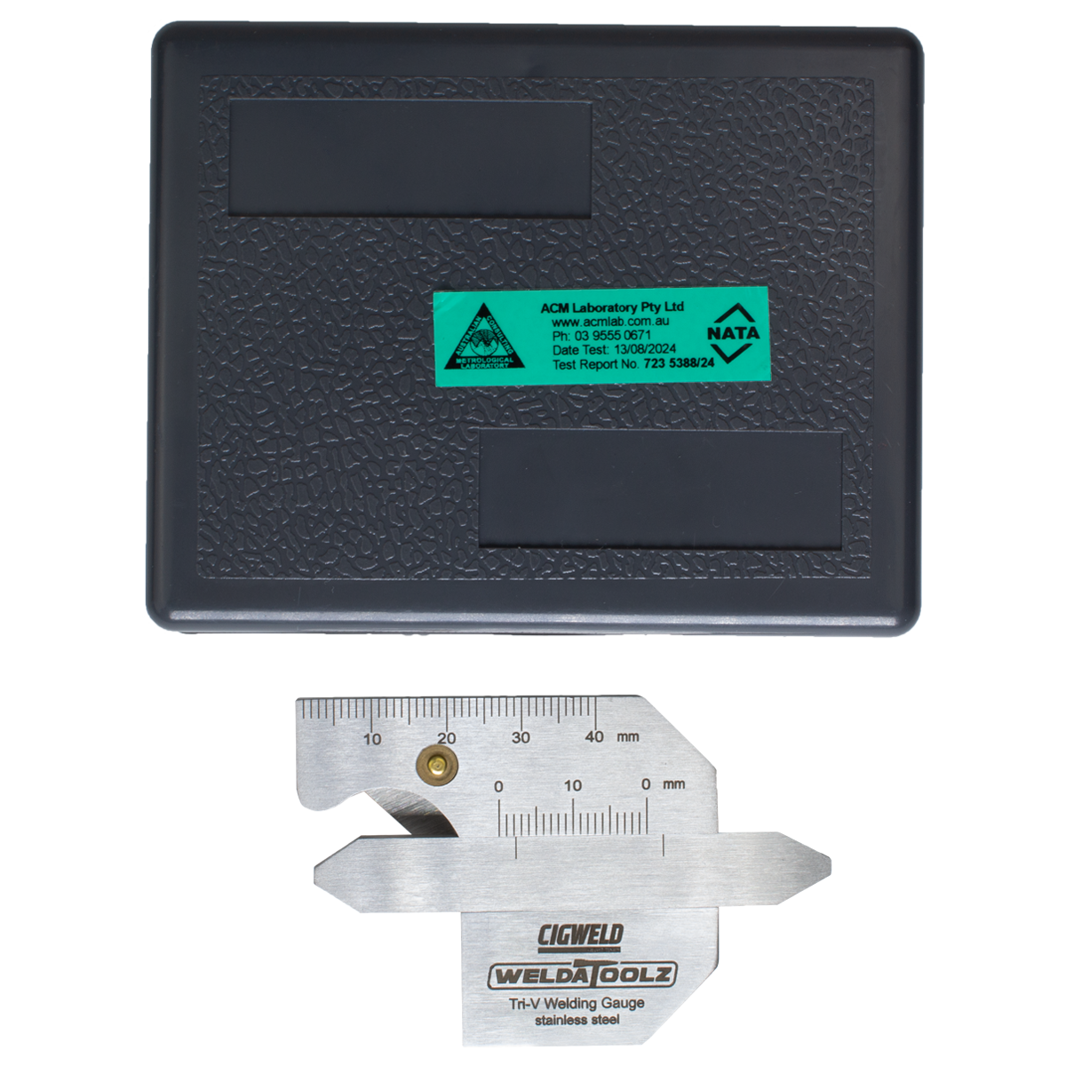 Cigweld Tri-V Stainless Steel Welding Gauge (NAKA Style) — image 9