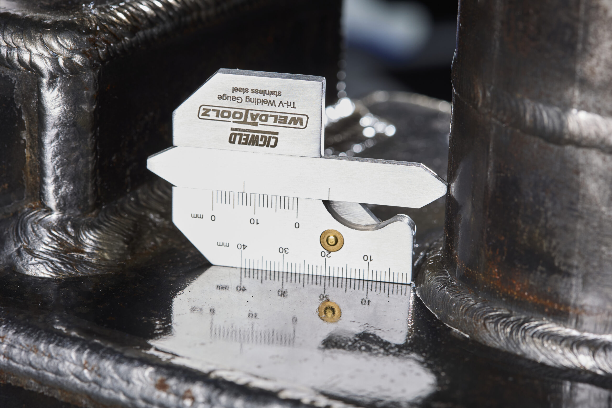 Cigweld Tri-V Stainless Steel Welding Gauge (NAKA Style) — image 11