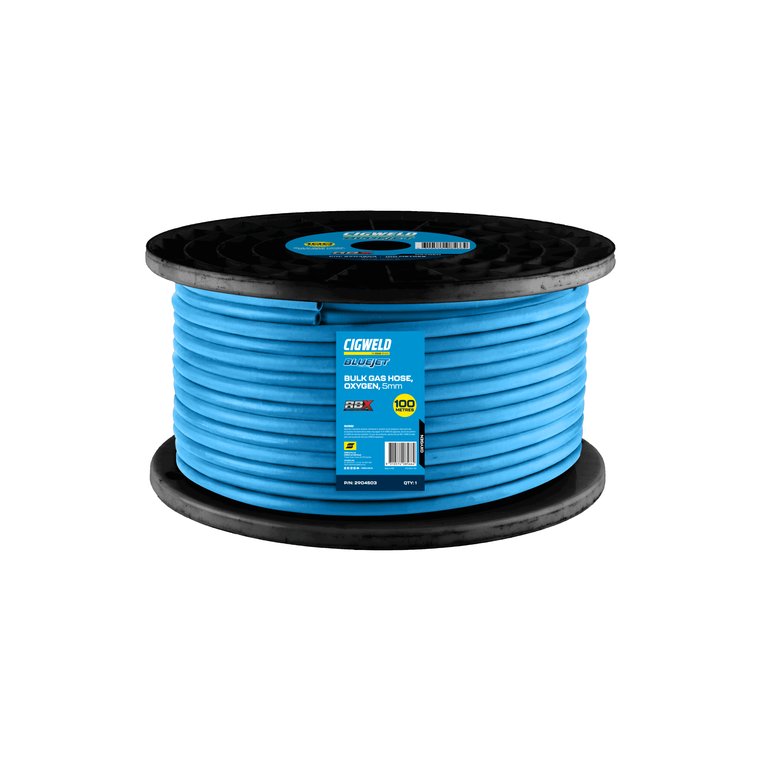 Cigweld BlueJet RBX Bulk Gas Hose Oxygen | Electroweld