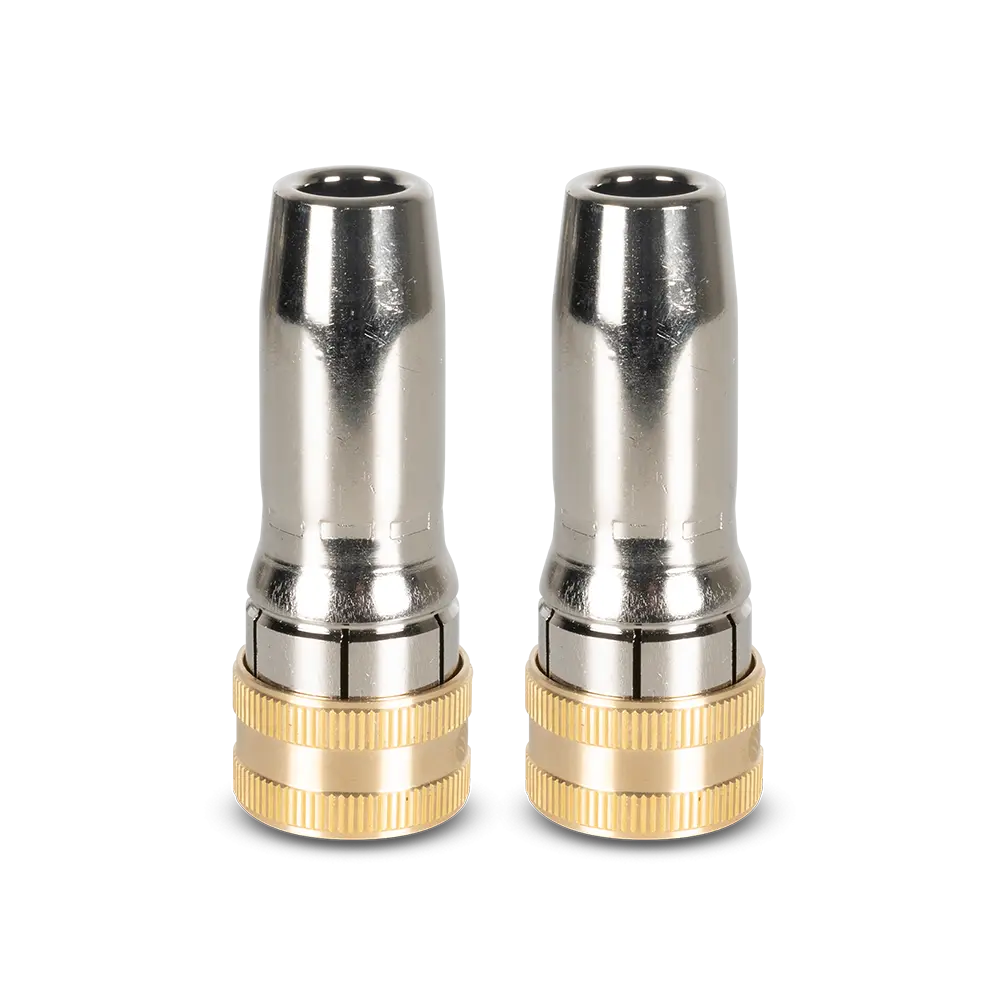 UNIMIG M580W Tapered Gas Nozzle With Insulator 2-Pack U11058