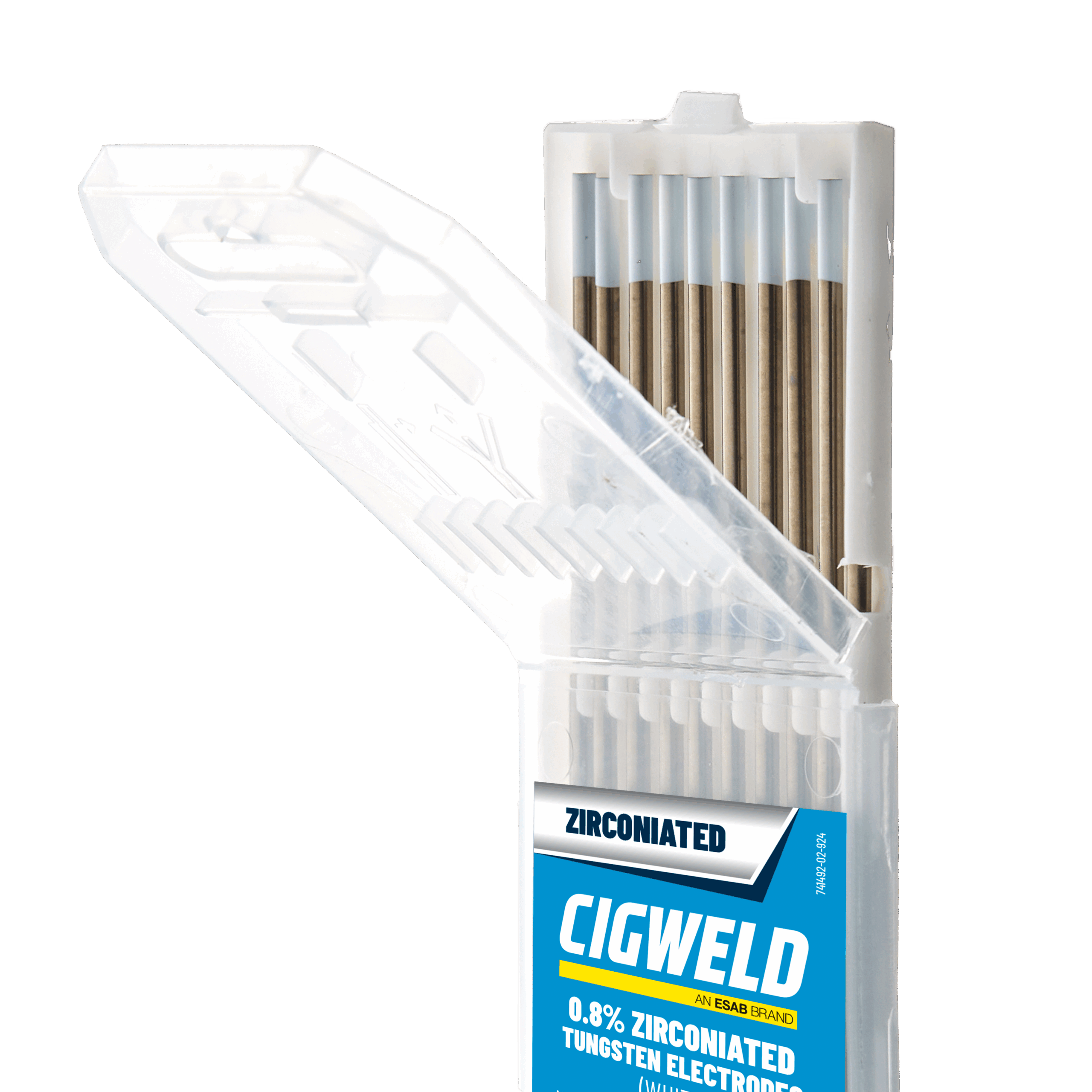 Cigweld 0.8% Zirconiated Tungsten Electrodes -2/10 Pack — image 8