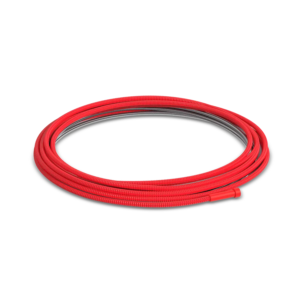 UNIMIG 5m Red Steel Mig Liner 0.9-1.2mm Binzel Style SLR5