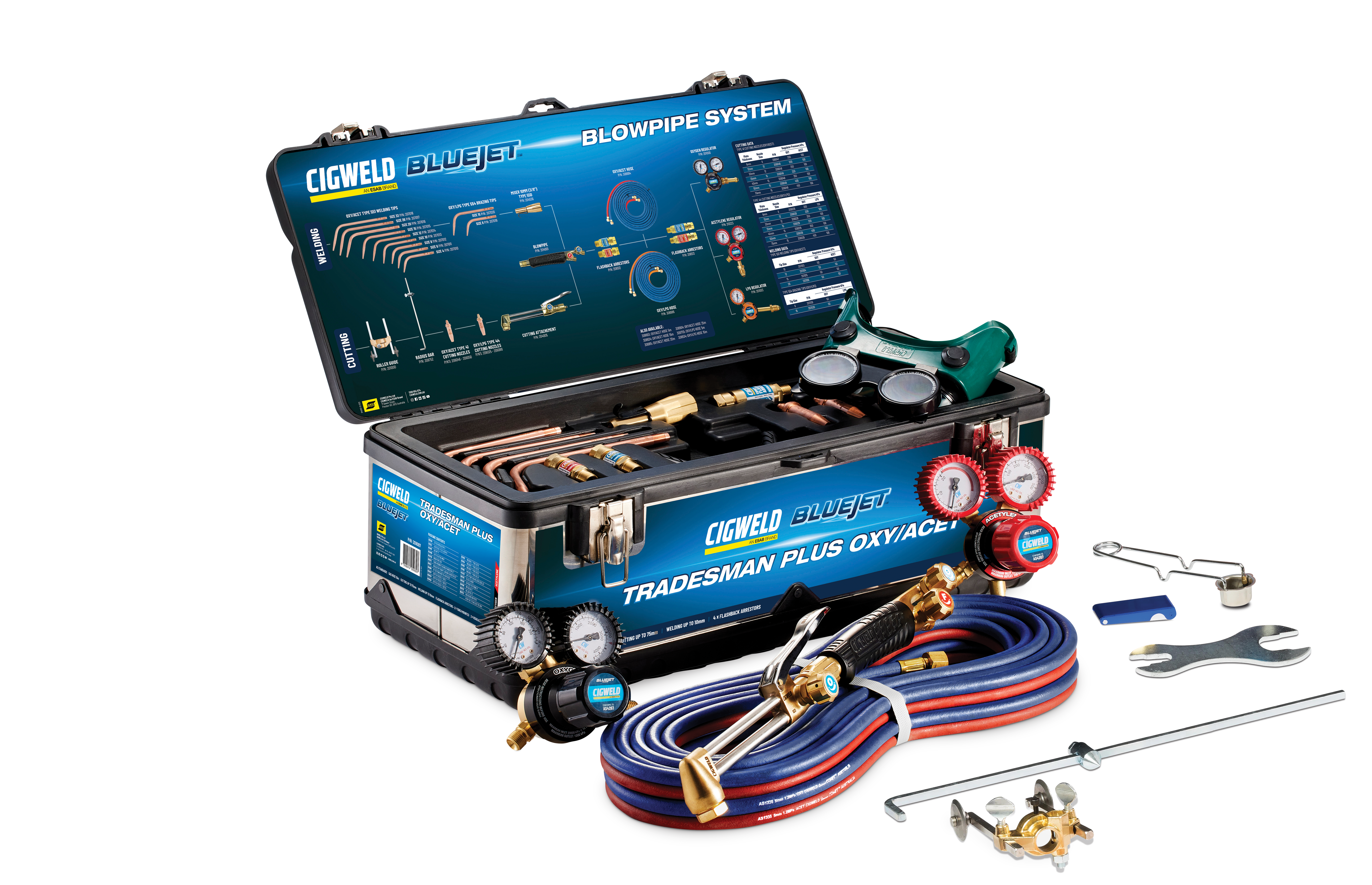 Cigweld BlueJet Tradesman Plus Oxygen/Acetylene 208007