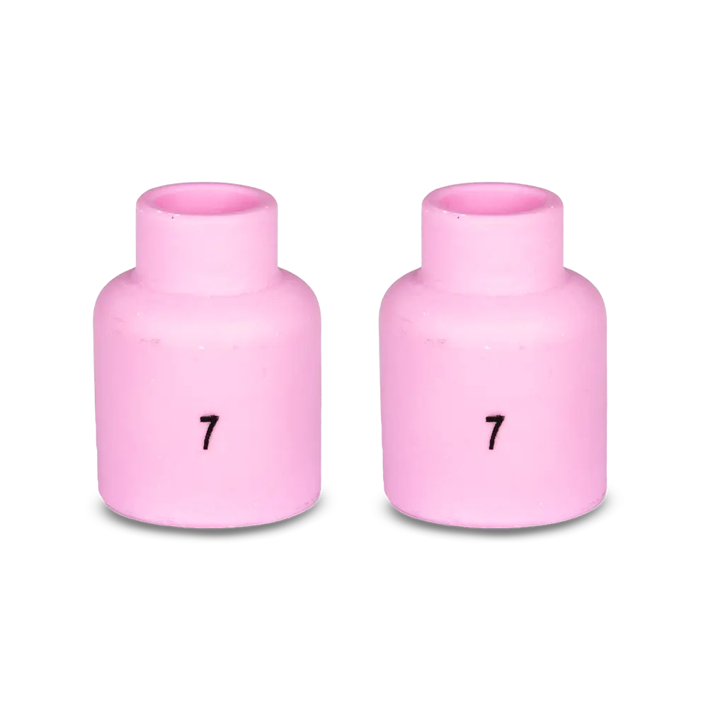 UNIMIG Gas Lens Ceramic Tig Cup Short Suits 17/18/26 Size 7