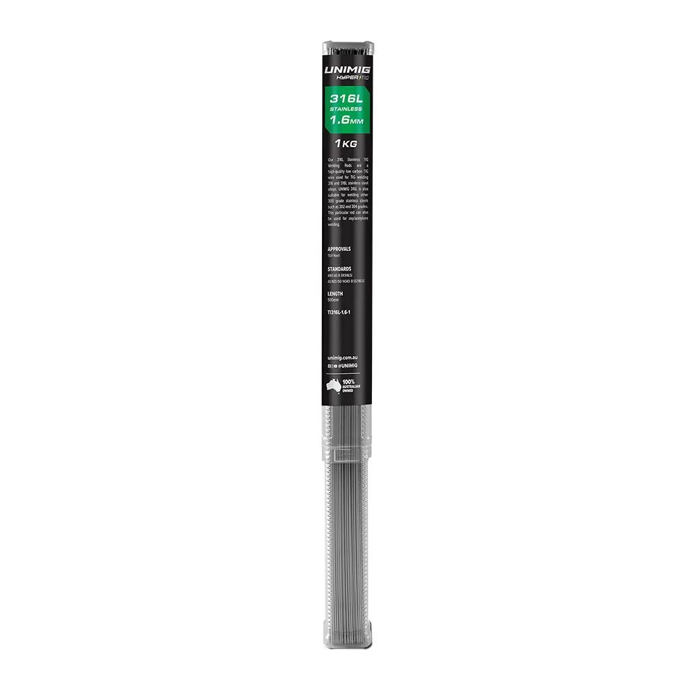 UNIMIG HyperTIG 316L TIG Filler Welding Rods | Electroweld