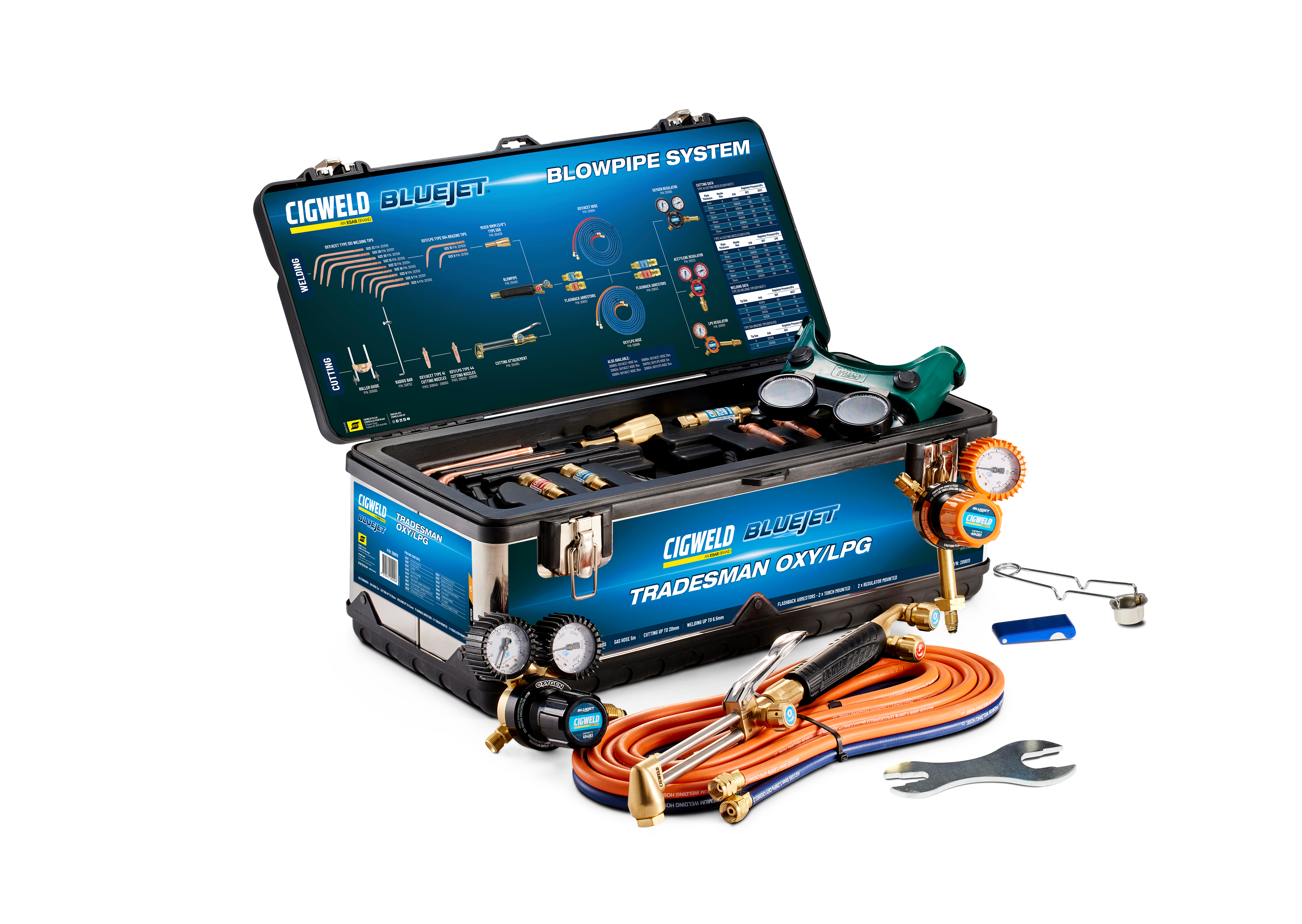Cigweld BlueJet Tradesman Oxygen/LPG 208011 | Electroweld
