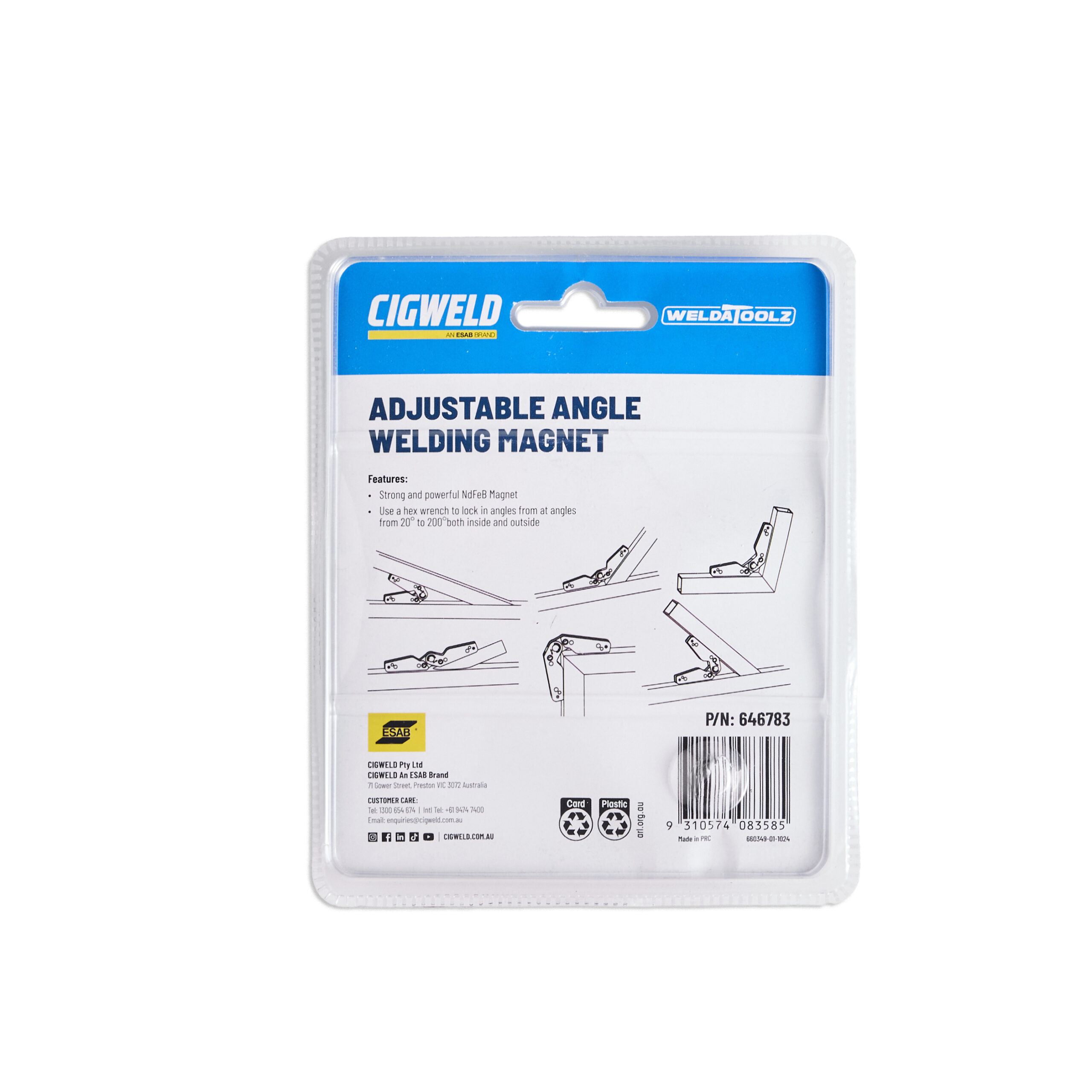 Cigweld Adjustable Angle Magnet 646783 | Electroweld — image 10
